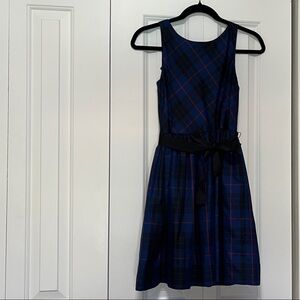 Polo by Ralph Lauren Blue and Red Plaid Kids Dress